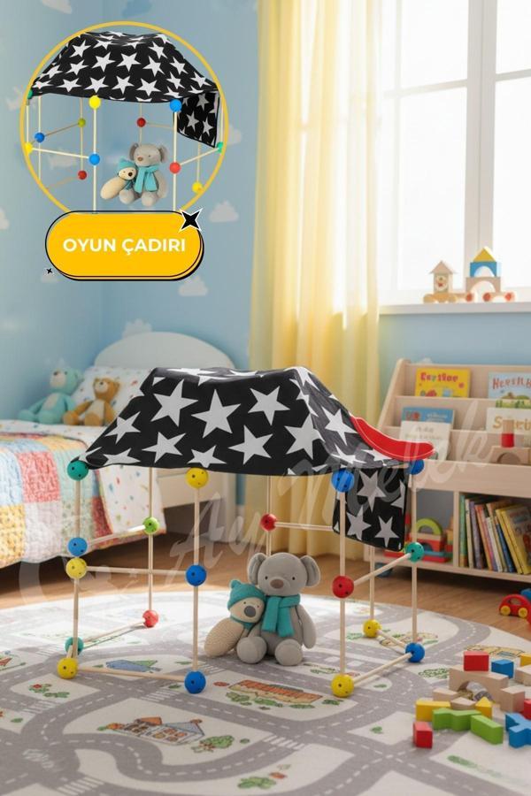 Çocuklar İçin Eğitici Oyun Çadırı | Kurulum Kolay | Geniş Oyun Alanı - Image 1