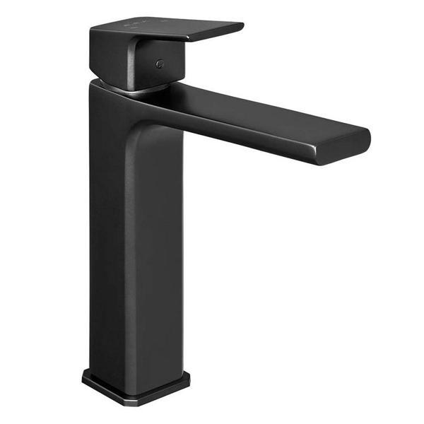 TİERA ORTA BOY LAVABO BATARYASI MAT SİYAH - Image 1