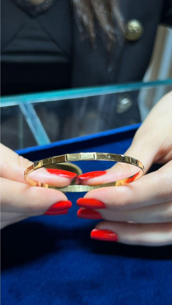 Kuyumcu Nurettin 9 Gr (gram) Dikdörtgen Desenli Çöp Bilezik Yatırımlık İşçiliksiz 22 Ayar Altın