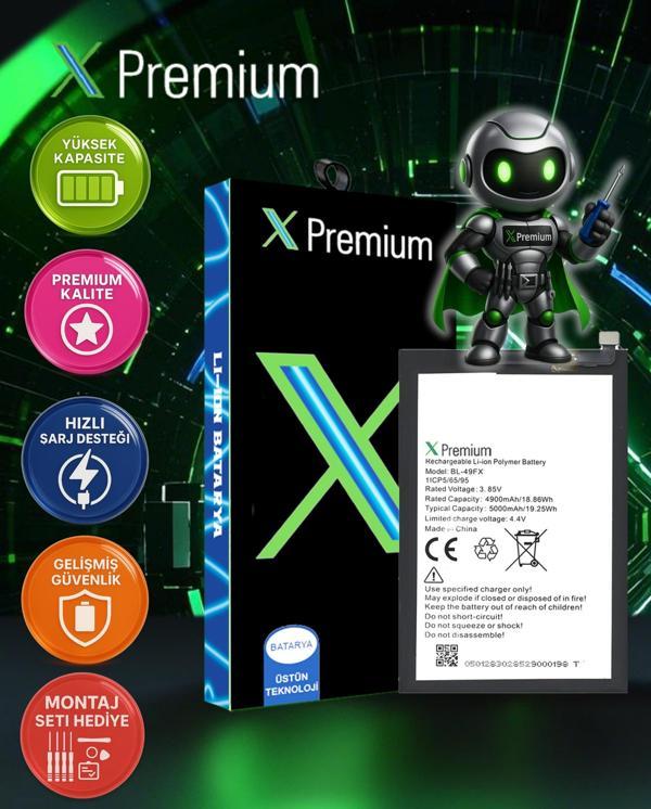 Xpremium İnfinix HOT 10 LITE Uyumlu Batarya Pil Süper Yüksek Kalite 5000 mAh BL-49FX - Image 1