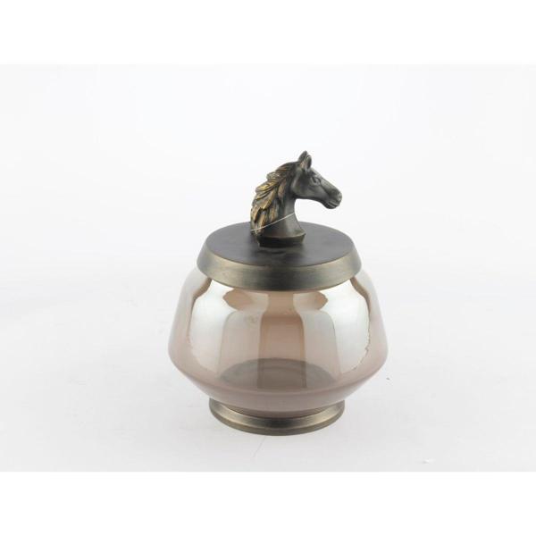 Mikasa Moor Smoke Cam At Kapaklı Mumluk 22x18cm - Image 1