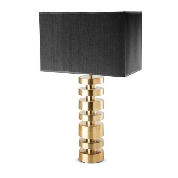 Selin Dekor Yuvarlak Halkalı Boyutlu Abajur - Image 1