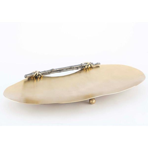 Mikasa Moor Gold Tel Sarma Oval Tabak 40x20cm - Image 1