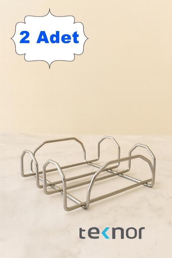 2 'li Rulo Peçetelik, Kağıt Havlu Tutacağı (Krom) - Image 1