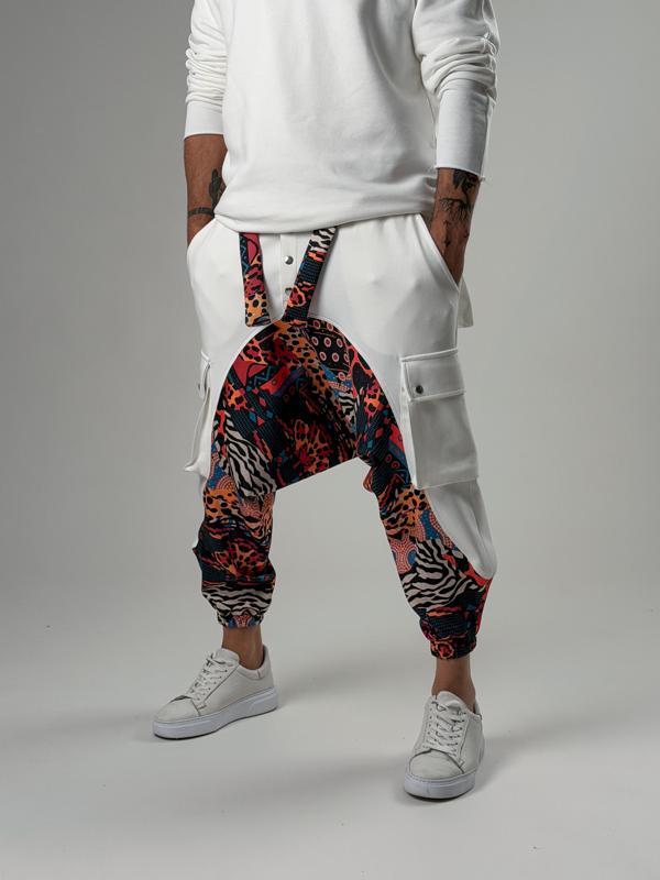 Erkek Garni Etnik Desenli Spor Şalvar COC2571 - Image 1