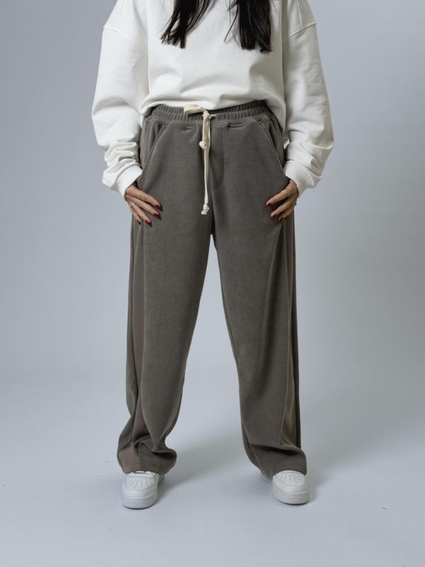 Oversize Gri Kadın Baggy Eşofman COC2532 - Image 1