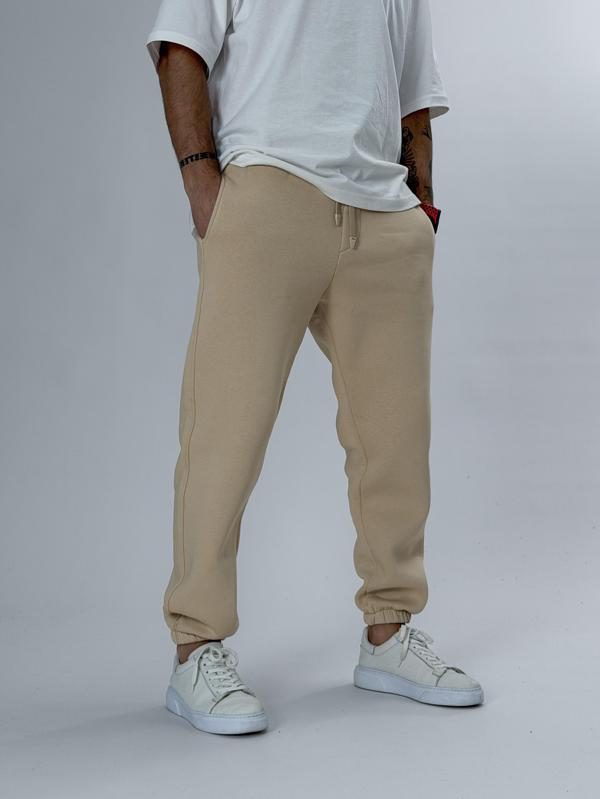 Şardonlu Bej Erkek Jogger Eşofman COC2549 - Image 1