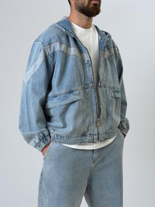 Tasarım Erkek Kot Ceket COC2545 - Image 1