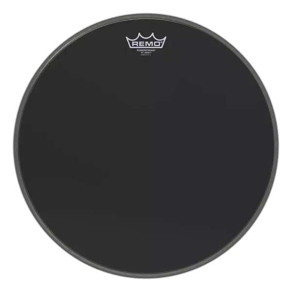 REMO P3-1016-ES POWERSTROKE®3 EBONY 16 İnç Bas Davul Derisi - Image 1