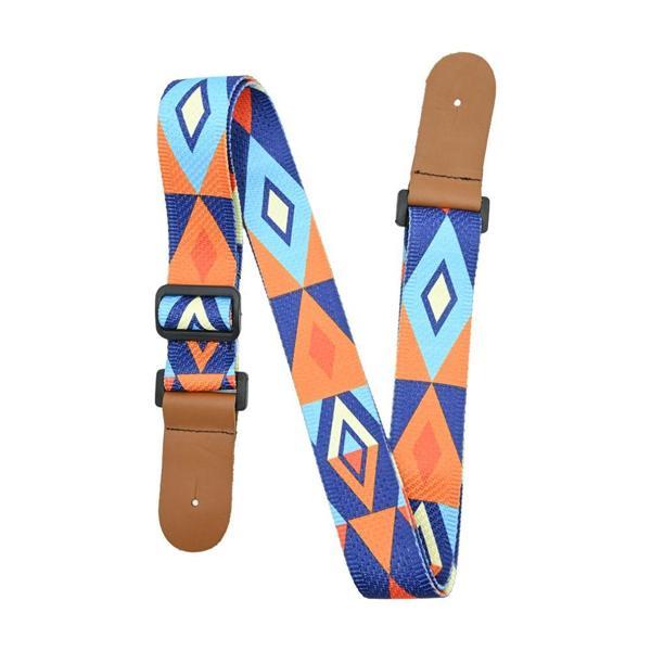 DMX Guitars Tribal Desen Renkli Gitar Askısı - Image 1