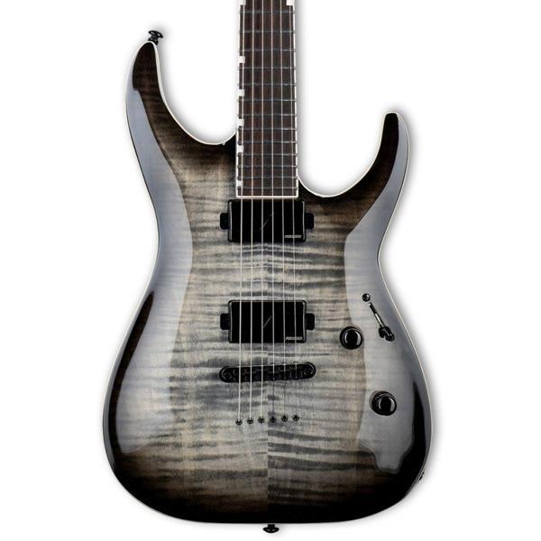 ESP LTD MH-1000NT Charcoal Burst Elektro Gitar - Image 1