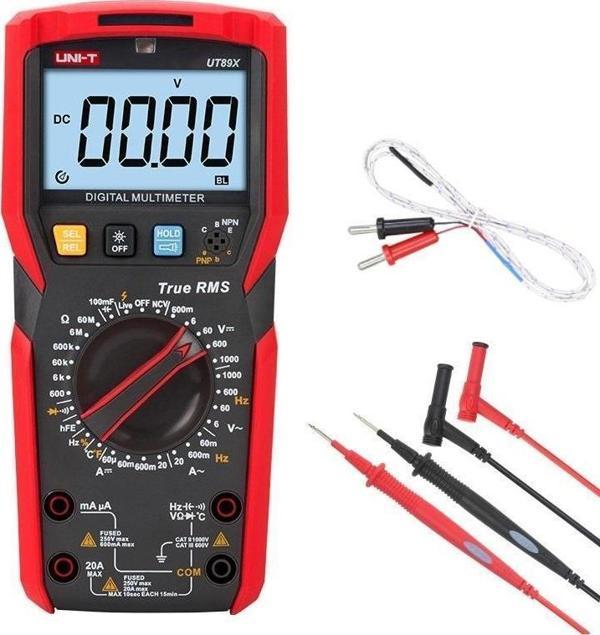 UNI-T UT89X Çok Fonksiyonlu TrueRMS Dijital Multimetre Ölçü Aleti - Image 1