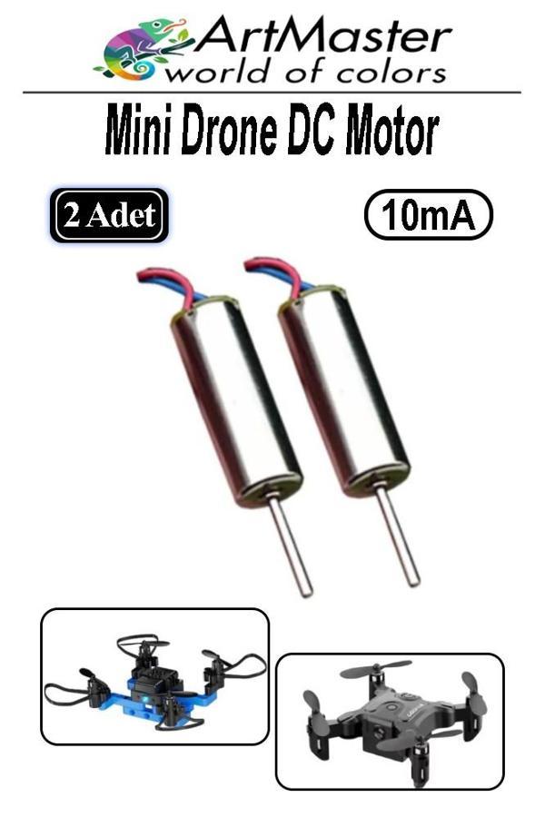Mini Drone Motoru 2 Adet Çekirdeksiz Yüksek Hızlı Güçlü Deney Dc Dron Motoru Uçak Mini Drone Motoru Okul Helikopter - Image 1