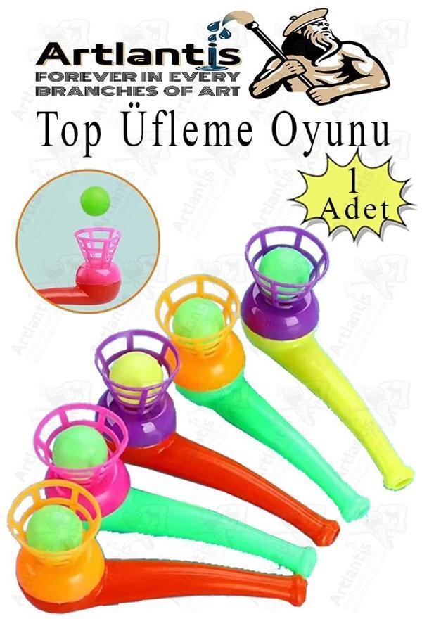 Top Üfleme Oyunu 1 Adet Saksafon Üfleme Nefes Oyuncağı Üfleme Düdüğü Oyuncak Karne Sınıf Çocuk Hediye - Image 1