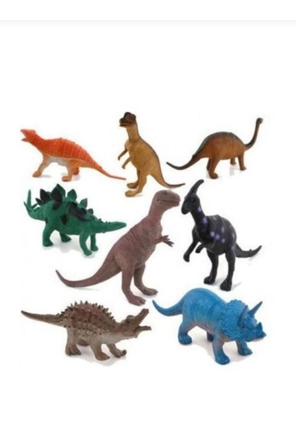 Berat Toys 8 Parça Dinazor Seti Oyuncak Dinazorlar Trex Hayvan Seti Oyuncak Hayvanlar - Image 1