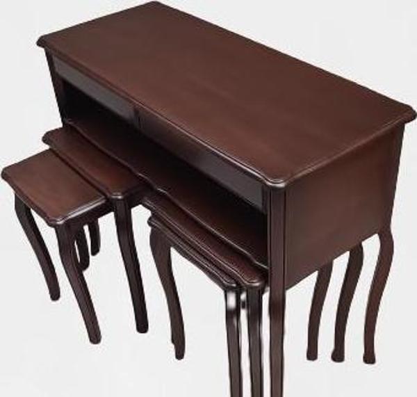 Bengi Ticaret Dresuar-zigon ILGZ 90018 Klasik Model KAYIN Çift zigon Parlak ceviz Renk El Yapım - Image 1