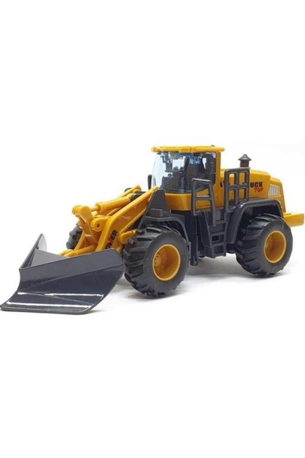 Berat Toys 22 Cm Kırılmaz Sürtmeli Kar Küreme Aracı İş Makinası Kepçe Dozer Oyuncak İş Araçları - Image 1