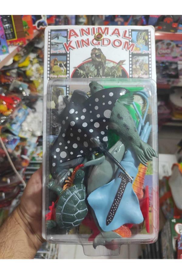Berat Toys 20Pcs Oyuncak Hayvan Seti Okyanus Canlıları Balık Fok Kapbumba Deniz Atı Deniz Hayvanları - Image 1