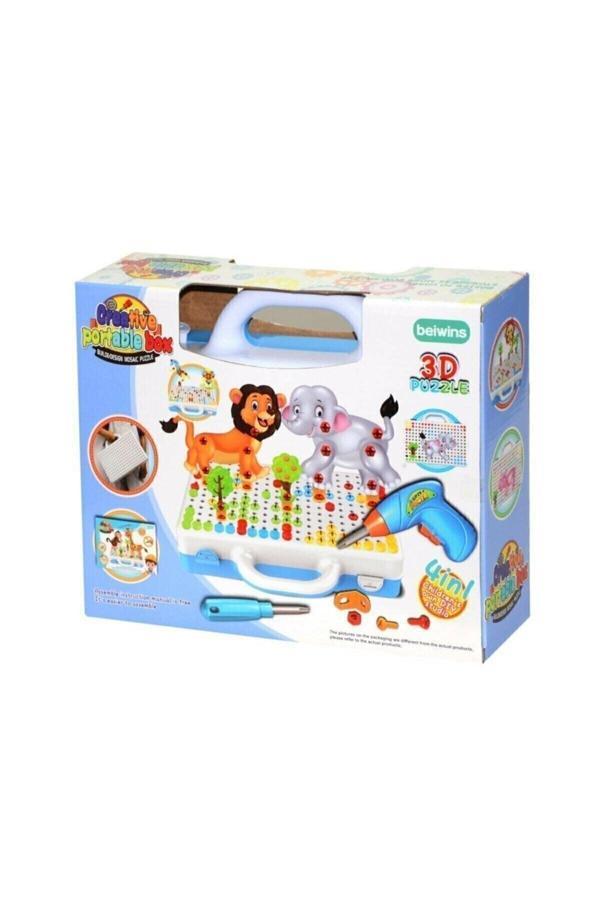 Berat Toys 3D Matkaplı Creative Puzzle 11B Mozaik Puzzle Çantalı Eğitici 239 Parça - Image 1