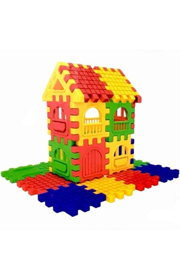 Berat Toys 128 Parça Puzzle City 3D Yapı Ve Tasarım Blokları Eğitici Oyuncak - Image 1