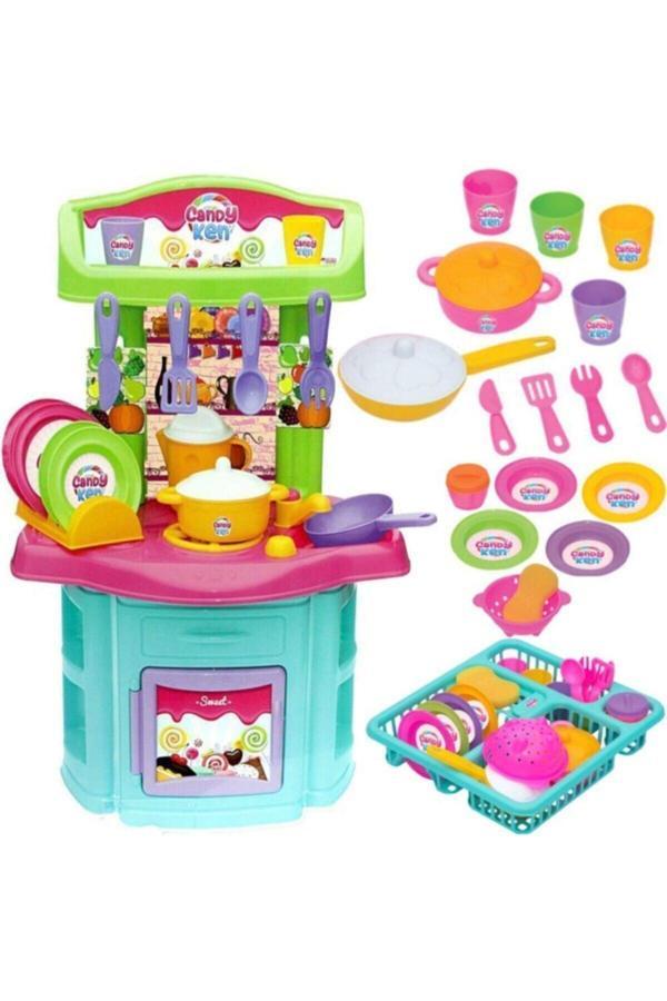 Berat Toys Büyük Boy Mutfak Set Ve Bulaşık Set - Image 1