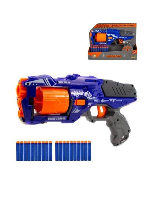 Berat Toys Oyuncak Sünger Mermili Tabanca 15M Menzil Yumuşak Mermiler - Image 1