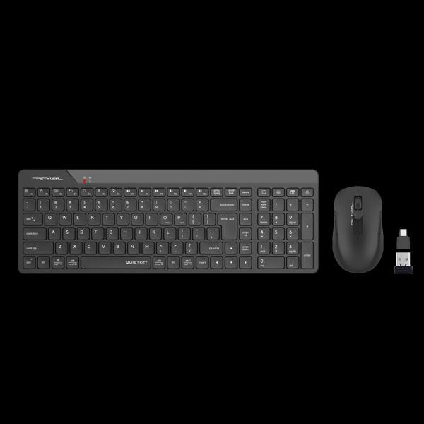A4 TECH FG2300 Q 2.4 GHZ AİR2 SİYAH KLAVYE+MOUSE - Image 1