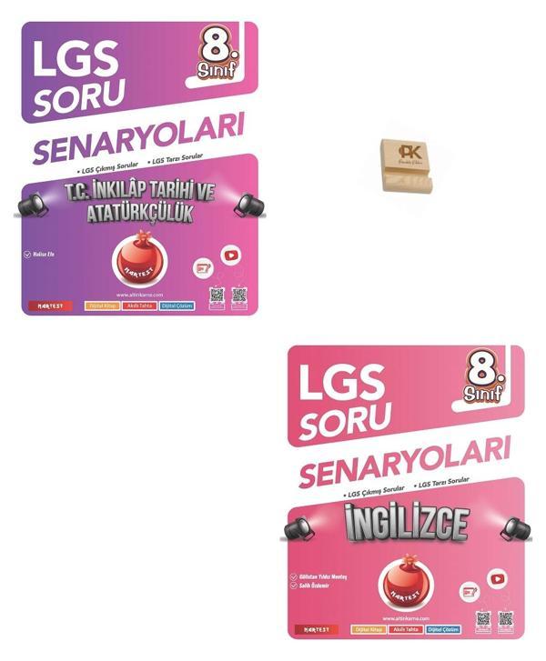 Nartest LGS 8. Sınıf İnkılap ve İngilizce Çıkmış Sorular ve LGS Tarzı Soru Senaryoları  - Altın Nokta Yayınları - Image 1