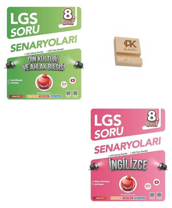 Nartest LGS 8. Sınıf Din Kültürü ve İngilizce Çıkmış Sorular ve LGS Tarzı Soru Senaryoları  - Altın Nokta Yayınları - Image 1