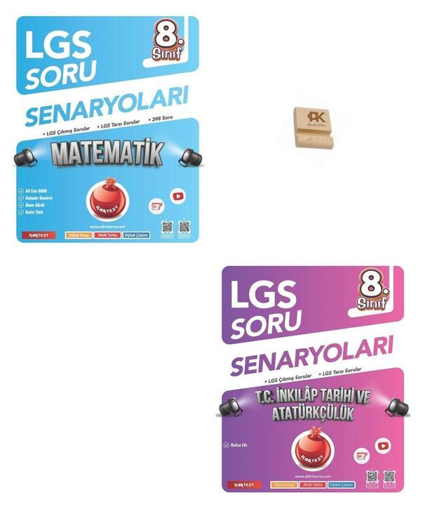 Nartest LGS 8. Sınıf Matematik ve İnkılap Çıkmış Sorular ve LGS Tarzı Soru Senaryoları  - Altın Nokta Yayınları - Image 1