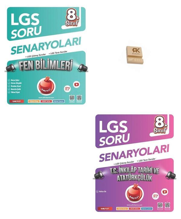 Nartest LGS 8. Sınıf Fen Bilimleri ve İnkılap Çıkmış Sorular ve LGS Tarzı Soru Senaryoları - Altın Nokta Yayınları - Image 1