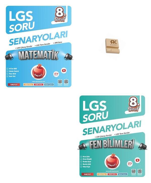 Nartest LGS 8. Sınıf Matematik ve Fen Bilimleri Çıkmış Sorular ve LGS Tarzı Soru Senaryoları  - Altın Nokta Yayınları - Image 1
