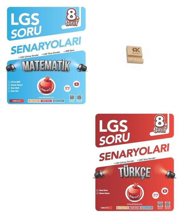 Nartest LGS 8. Sınıf Matematik ve Türkçe Çıkmış Sorular ve LGS Tarzı Soru Senaryoları - Altın Nokta Yayınları - Image 1