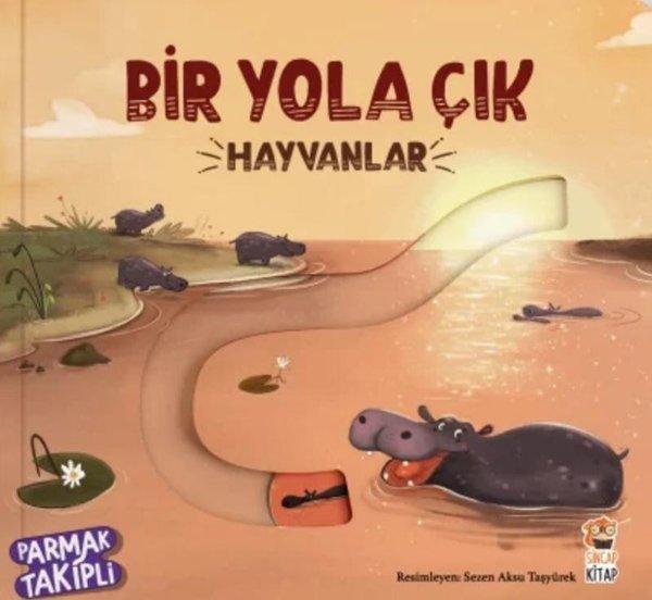 Hayvanlar - Bir Yola Çık - Parmak Takipli Kitap - Sincap Kitap - Image 1