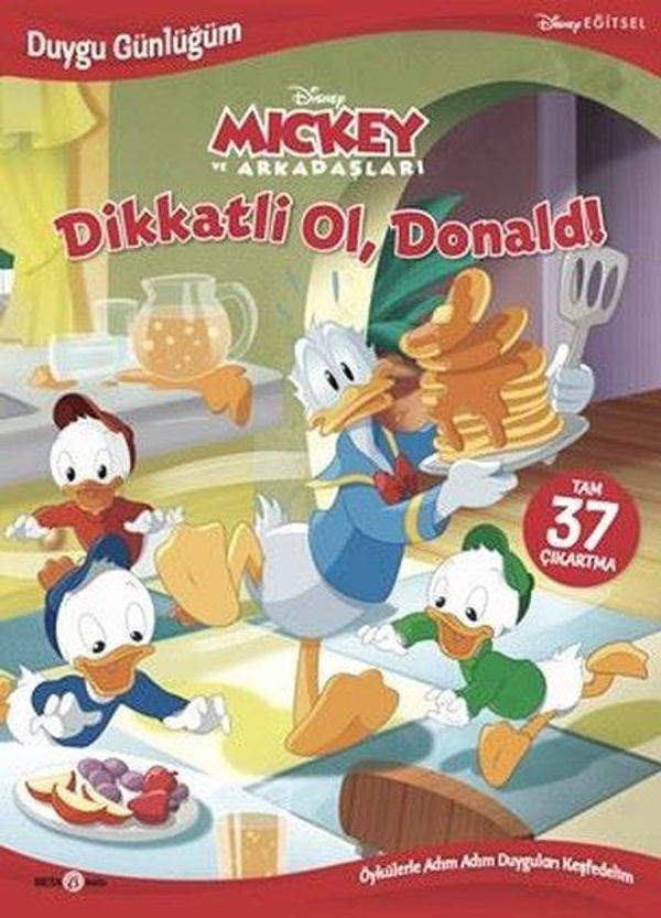 Disney Mickey ve Arkadaşları - Dikatli Ol Donald! Duygu Günlüğüm - 37 Çıkartma! - Beta Kids - Image 1