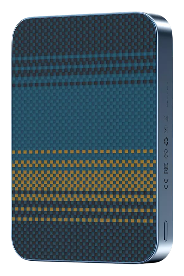 Keephone PB51 Brendy Kevlar 10.000 mAh 22.5W USB 20W Type-C ve 15W Kablosuz Şarj Destekli Magsafe Powerbank - Ay Doğumu - Image 1