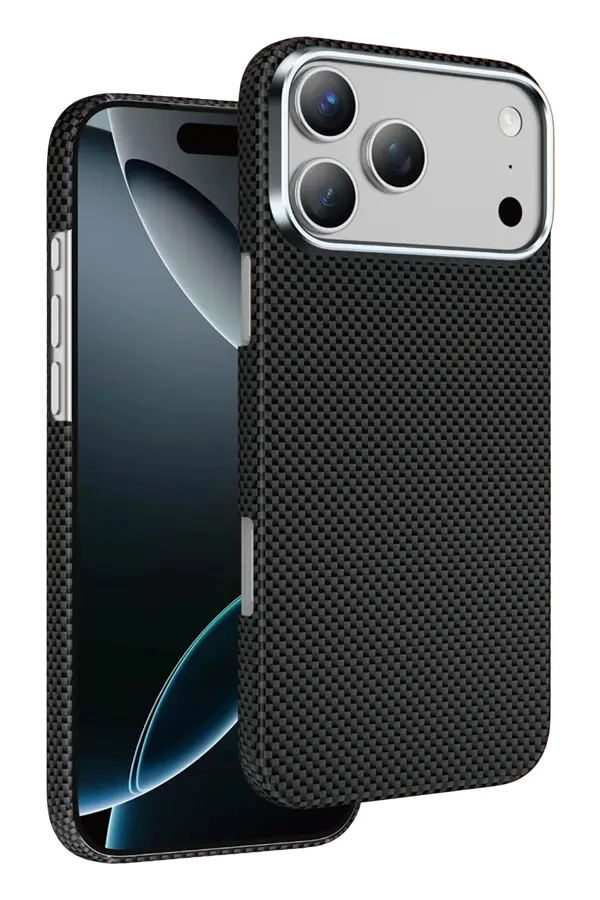 Keephone Kevlar Norra iPhone 17 Pro Max MagSafe Kılıf - Siyah - Image 1