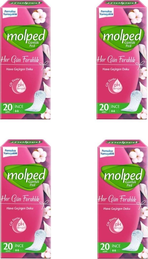 Molped Günlük Ped Ince 20'li 4 Adet - Image 1