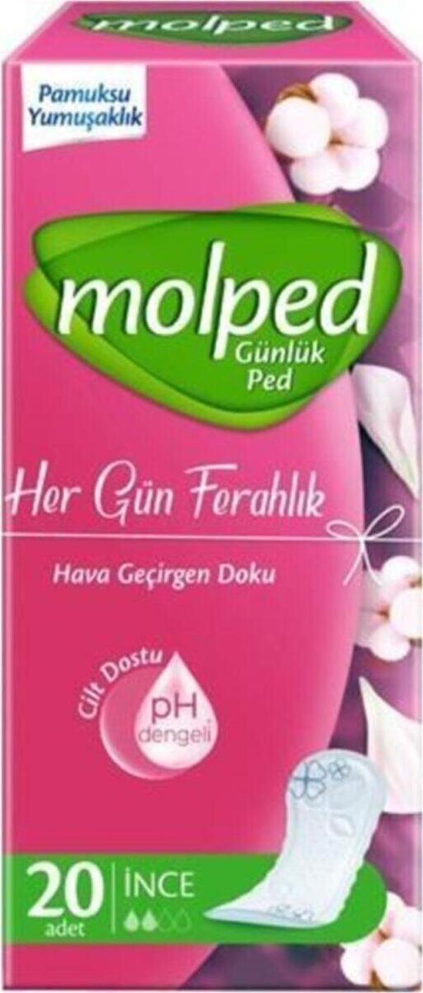 Molped Her Gün Ferahlık 20’li Günlük Ped - Image 1