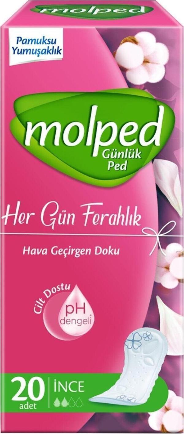 Molped Her Gün Ferahlık Günlük Ped 20'li - Image 1