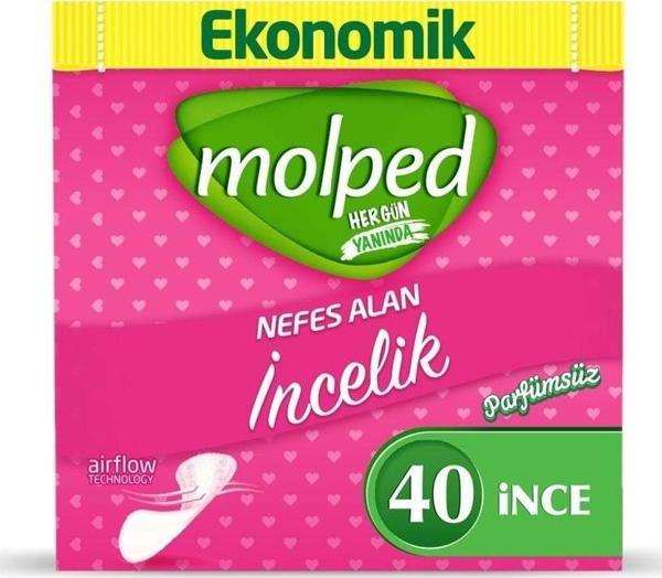 Molped Her Gün Ferahlık Günlük Ped 40'Lı - Image 1