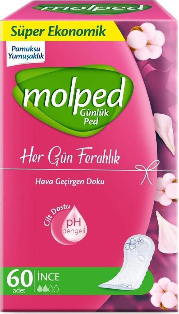 Molped Her Gün Ferahlık Günlük Ped 60lı - Image 1