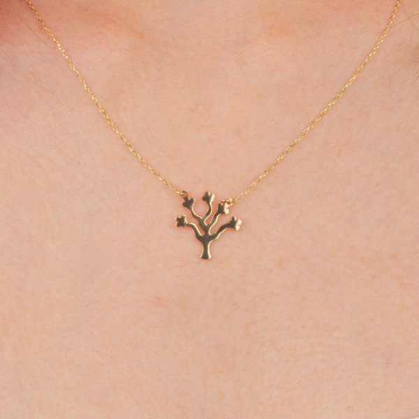 Altın Kolye - Soy Ağacı 14 Ayar Altın Kolye - Image 1