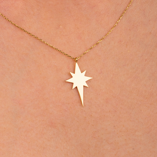 Altın Kolye - Kutup Yıldızı 14 Ayar Altın Kolye - Image 1