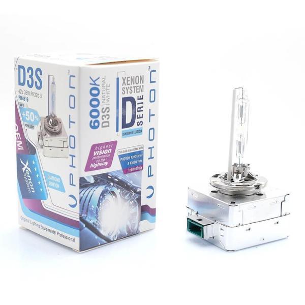Photon D3S XENON 6000 Kelvin %50 Fazla ışık 1 Adet – Volkswagen Caddy Maxi 2011-2014 Uyumlu - Image 1