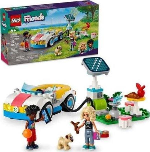 Lego Friends Elektrikli Araba ve Şarj Cihazı 42609 - Image 1