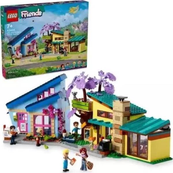 Lego Friends Olly ve Paisley'nin Aile Evleri 42620 - Image 1
