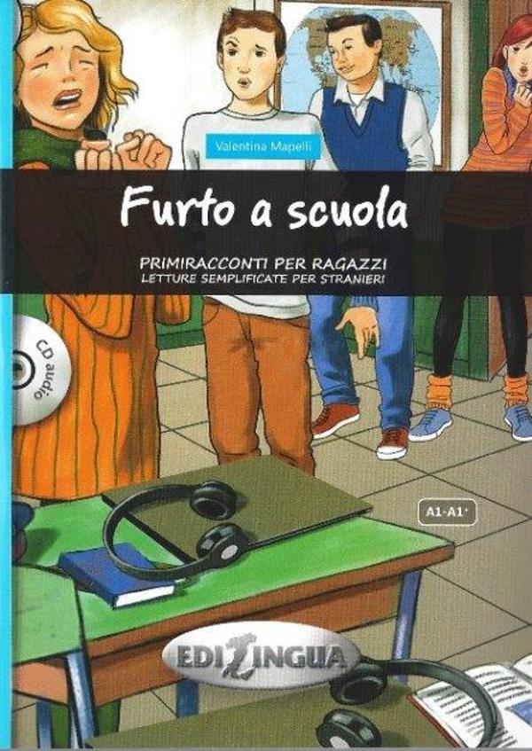 Nüans Publishing Furto a scuola +CD (Primiracconti  ragazzi A1-A1+) - Image 1
