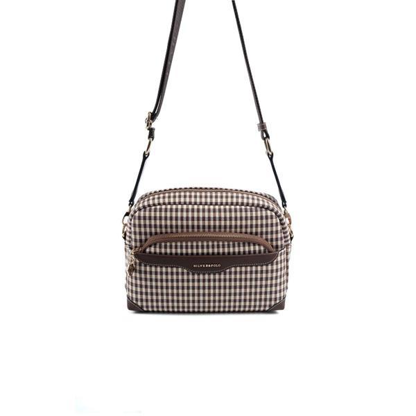 Silver & Polo Kadın Çapraz Çanta 1201-47996 SILVER POLO ÇAPRAZ BAYAN ÇANTASI M191 KAHVE SARI-MAT KAH - Image 1