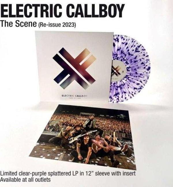 Electric Callboy The Scene (Limited Edition - Clear / Purple Splattered Vinyl) Plak - Image 1